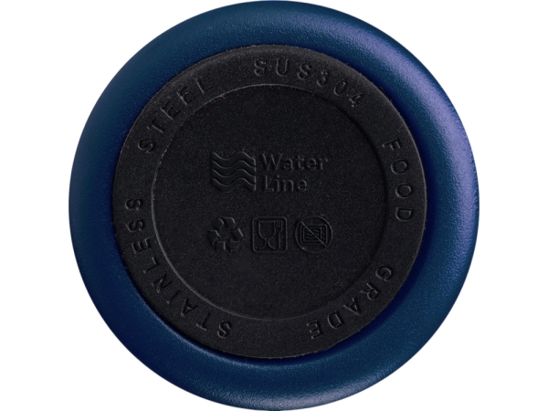 Вакуумная термокружка Waterline с медной изоляцией «Bravo», 400 мл, тубус, темно-синий