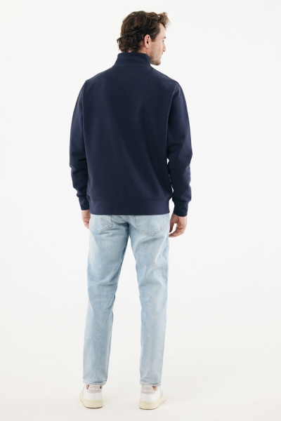 Свитшот на молнии Iqoniq Elgon из переработанного хлопка, 300 г/м²