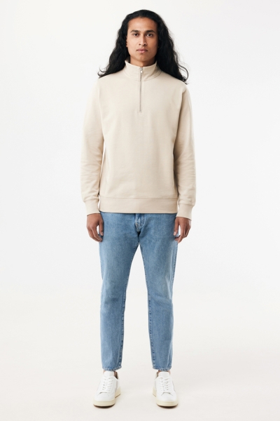 Свитшот на молнии Iqoniq Elgon из переработанного хлопка, 300 г/м²