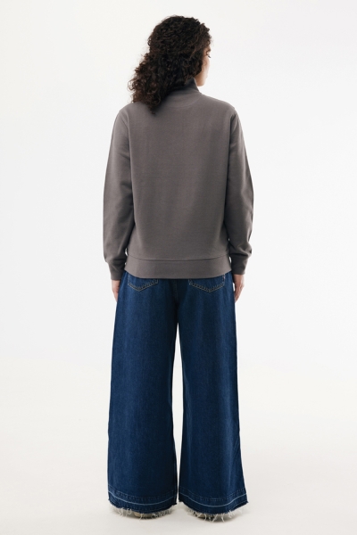 Свитшот на молнии Iqoniq Elgon из переработанного хлопка, 300 г/м²