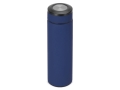 Вакуумный термос "Vacuum Flask C1", soft touch, 420мл, темно-синий