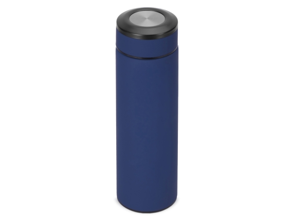 Вакуумный термос "Vacuum Flask C1", soft touch, 420мл, темно-синий