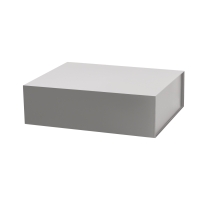 Подарочная коробка-трансформер большая, серая Подарочная коробка-трансформер большая, серая