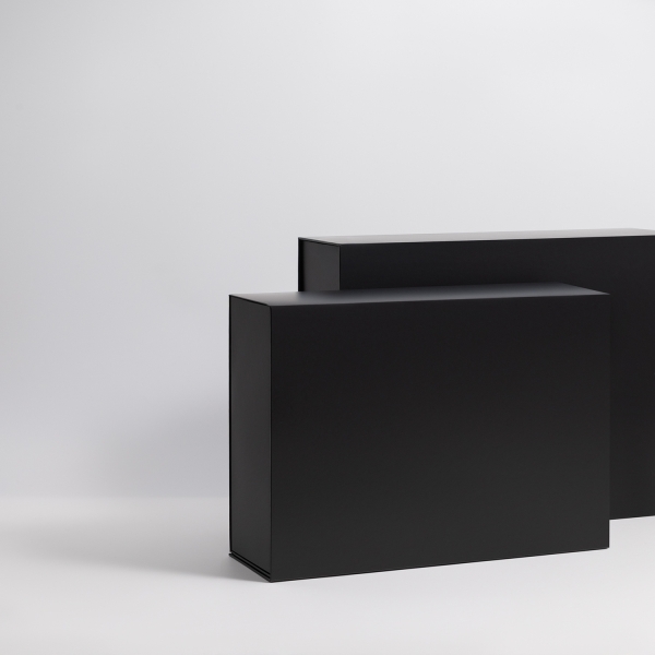 Подарочная коробка-трансформер большая, серая