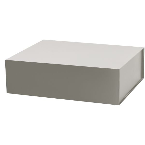 Подарочная коробка-трансформер большая, серая