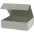 Подарочная коробка-трансформер большая, серая