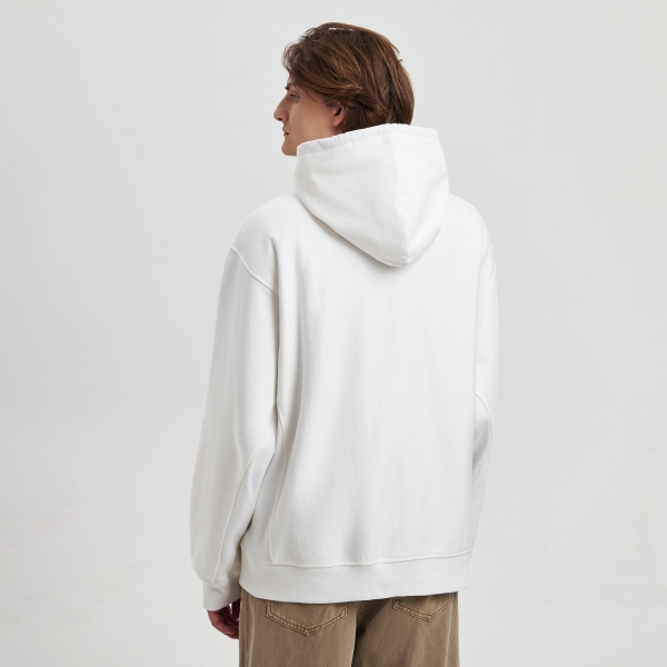 Худи релакс унисекс ADVENTURE, белый, размер XL/2XL