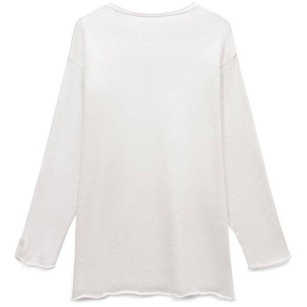 Лонгслив унисекс Siluetti Fuori, молочно-белый
