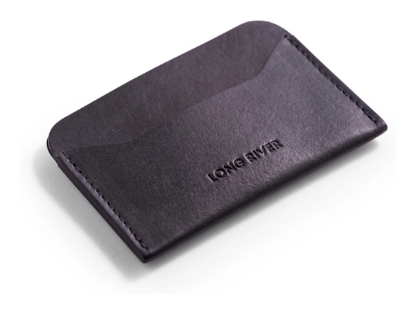 Подарочный набор Long River: картхолдер, ключница, синяя коробка