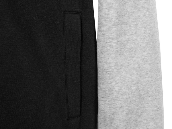 Бомбер «Oxford», черный/серый меланж, унисекс