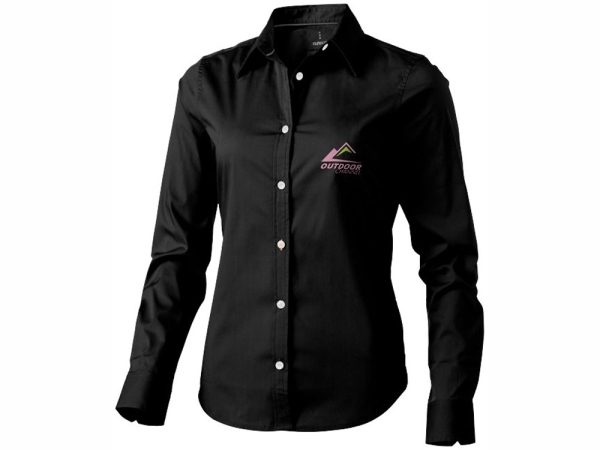 Рубашка Hamilton женская с длинным рукавом, черный