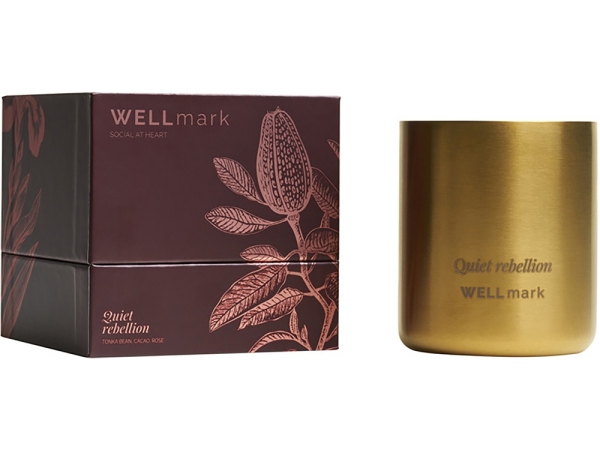 Ароматическая свеча Wellmark «Quiet Rebellion» - Золотой