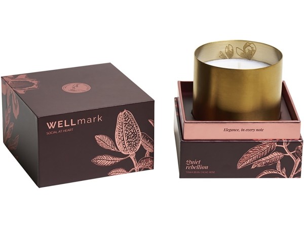 Ароматическая свеча Wellmark «Quiet Rebellion» - Золотой