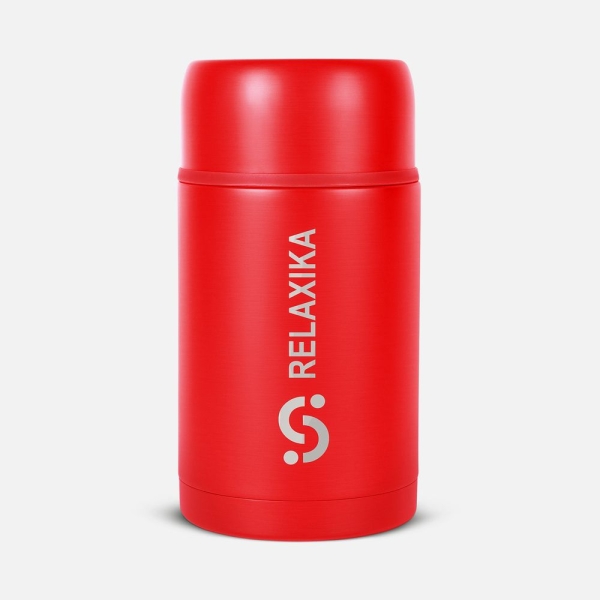 Термос для еды Relaxika 1000, красный