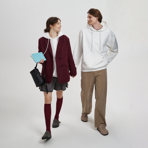 Худи релакс унисекс ADVENTURE, белый, размер 3XL/4XL