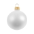 Елочный шар Gala Matt в коробке, 6 см, белый