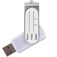 Флешка TWIST STICKER Белая 4110.07.32ГБ3.0