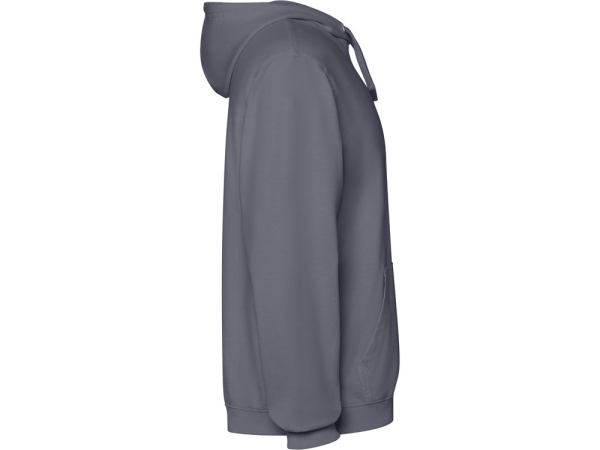 Толстовка с капюшоном «KENIA» унисекс, серо-голубой выстиранный