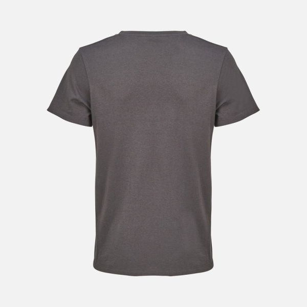 Футболка унисекс Regent с V-образным вырезом, темно-серая