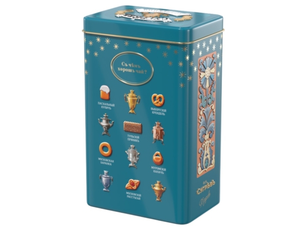 БОЛЬШАЯ БАНКА С РЕЛЬЕФОМ. Зелёный чай с мятой и цельными ягодами малины.500г.