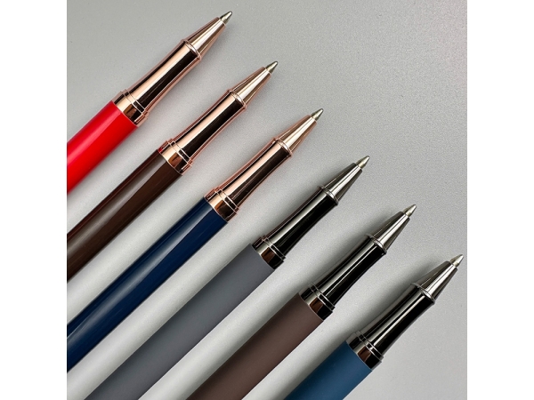 Ручка металлическая шариковая "Venezia Pragmatico" софт-тач,черный