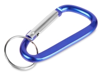 Брелок-карабин из переработанного алюминия "Alumina", синий Брелок-карабин из переработанного алюминия "Alumina", синий
