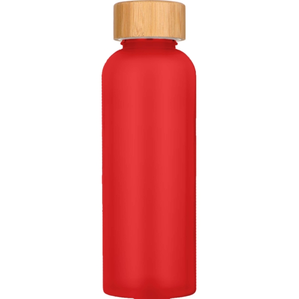 Бутылка для воды BAMBOO PET SOFT 550мл. Красная 6265.03