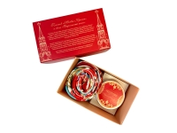 Набор: платок «Кремль – Москва» и свеча «Бархатный пион» Набор: платок «Кремль – Москва» и свеча «Бархатный пион»