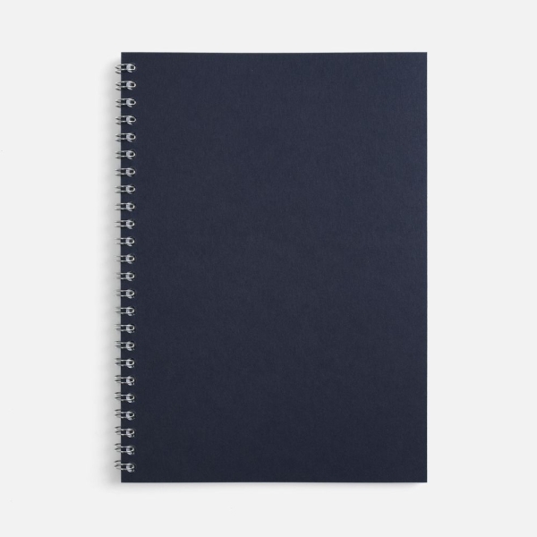 Блокнот Salvador в клетку, темно-синий