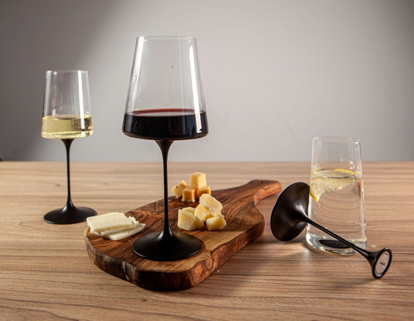 Хрустальный бокал для красного вина на магните Trebonn SplitGlass, 2 шт, 450 мл