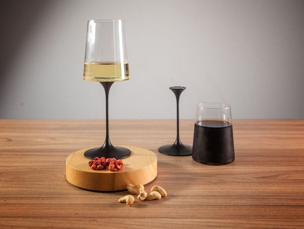 Хрустальный бокал для красного вина на магните Trebonn SplitGlass, 2 шт, 450 мл