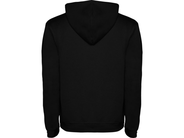 Толстовка с капюшоном "Urban" детская, черный/серый меланж