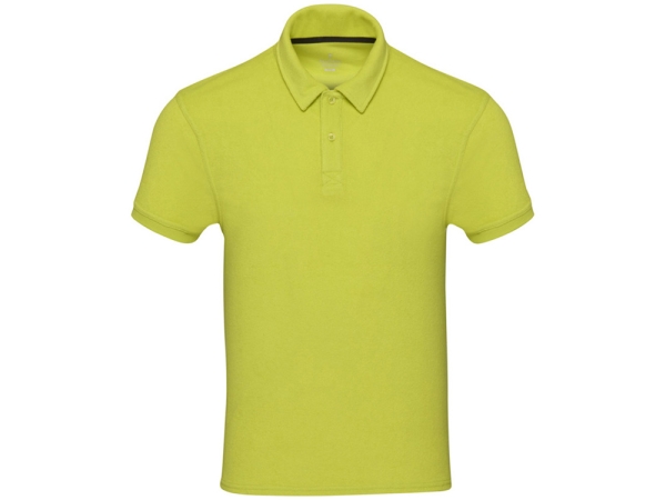 Рубашка поло унисекс "Akoya" из переработанного махрового материала - Лайм
