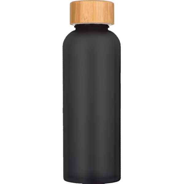 Бутылка для воды BAMBOO PET SOFT 550мл. Черная 6265.08