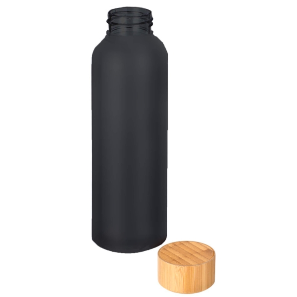 Бутылка для воды BAMBOO PET SOFT 550мл. Черная 6265.08