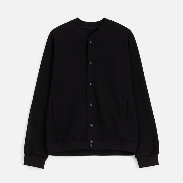 Бомбер унисекс Nuppu, черный