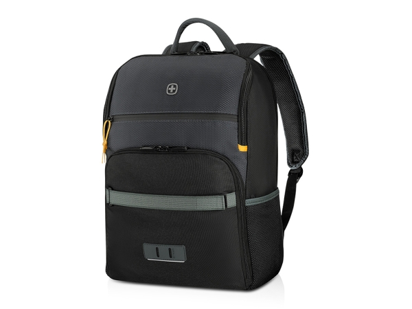 Рюкзак WENGER Move 16", чёрный, переработанный ПЭТ, 33 x 19 x 44 см, 22 л