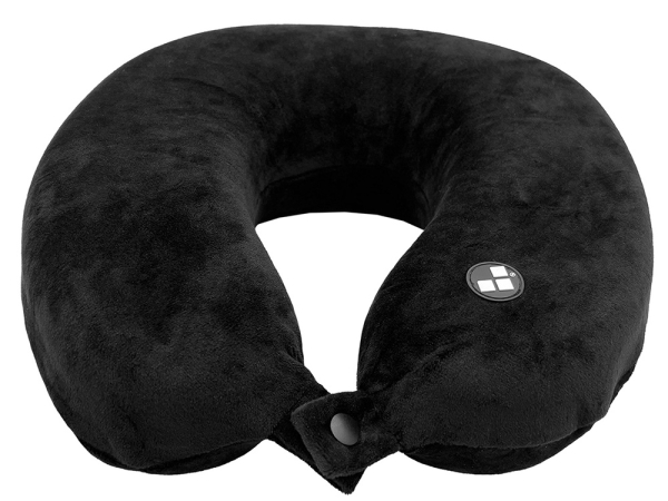 Подушка для путешествий с эффектом памяти Мемо "Drowsy" Black