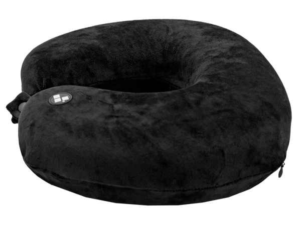 Подушка для путешествий с эффектом памяти Мемо "Drowsy" Black