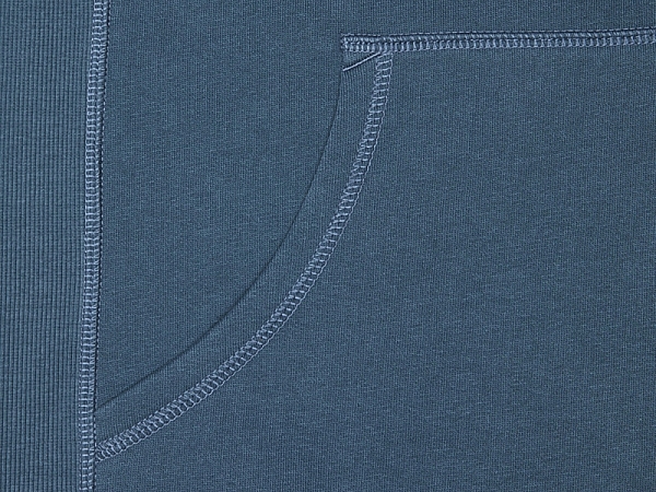 Толстовка «Арора» мужская с капюшоном, серо-синий