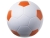 Антистресс Football, белый/оранжевый