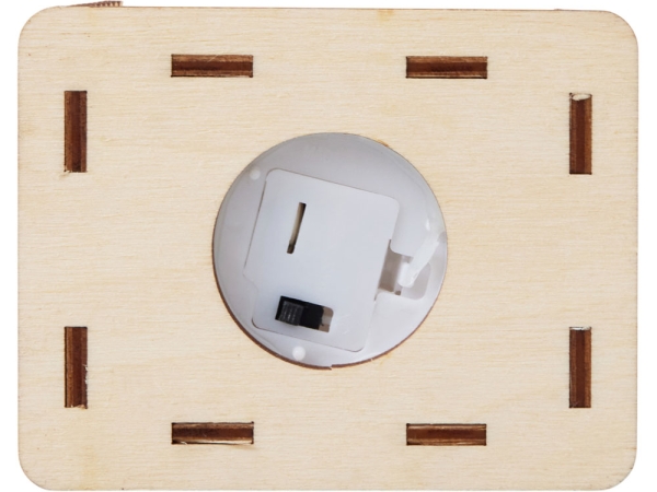 Подвеска с подсветкой домик (с мерцающей свечкой)