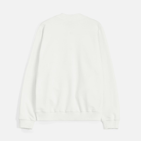 Бомбер унисекс Nuppu, молочно-белый