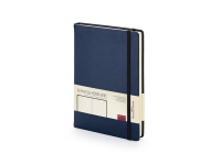 Ежедневник А5 недатированный «Megapolis Velvet», темно-синий navy Ежедневник А5 недатированный «Megapolis Velvet», темно-синий navy