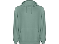 Толстовка с капюшоном «KENIA» унисекс, сине-зеленый выстиранный