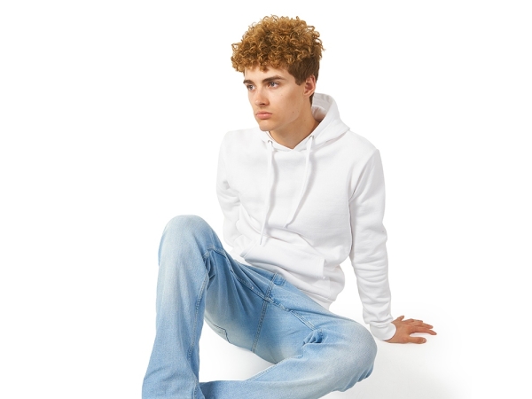 Толстовка с капюшоном "Amsterdam" мужская, белый