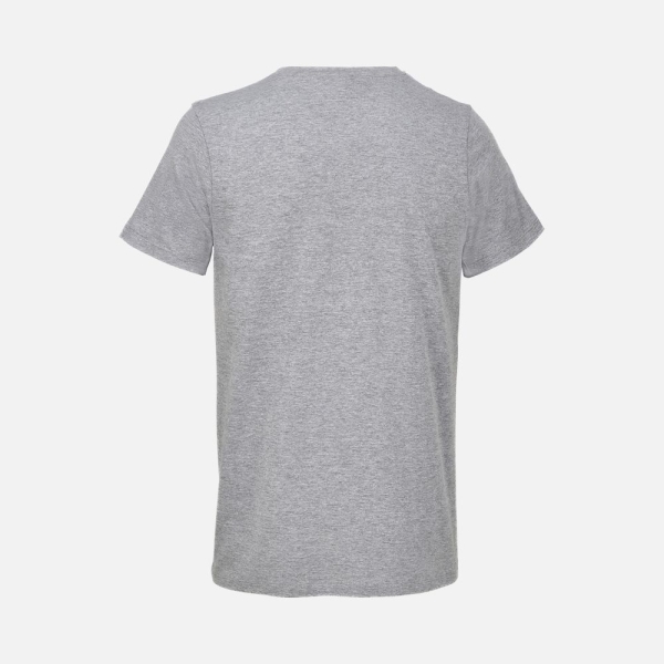 Футболка унисекс Regent с V-образным вырезом, серый меланж