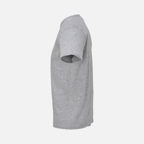 Футболка унисекс Regent с V-образным вырезом, серый меланж