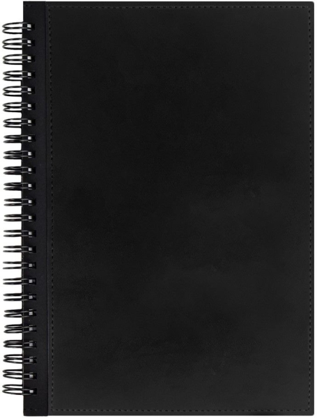 Ежедневник Notera Maxi, недатированный, черный