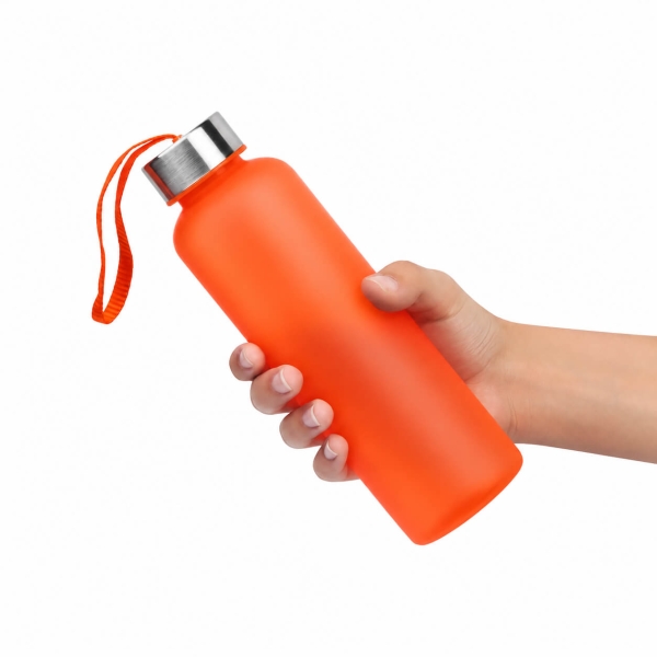 Бутылка для воды VERONA PET SOFT 550мл Оранжевая с оранжевым 6262.05.05